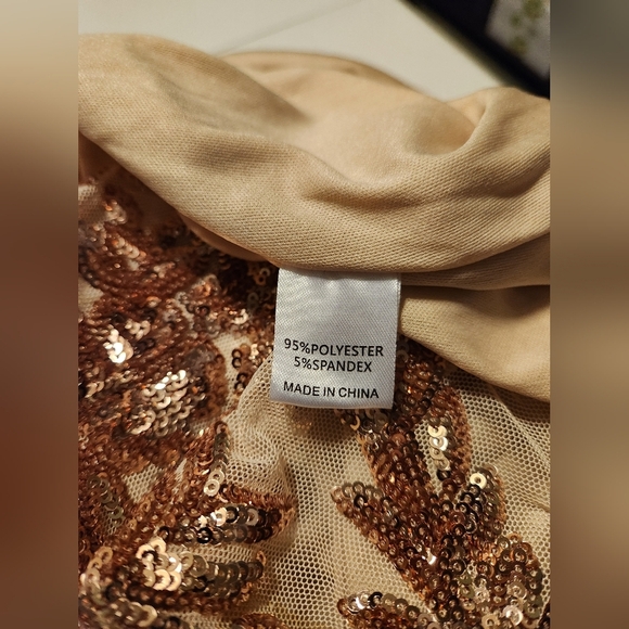 Rose Gold and Nude Gown - Picture 11 of 11